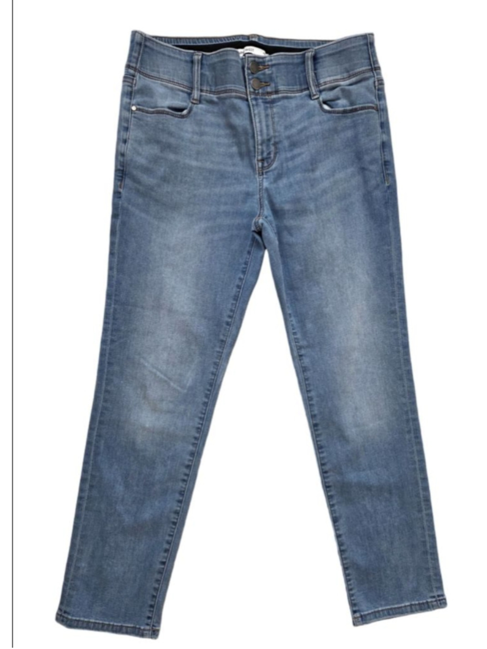 Women's Nine West Blue Straight Leg Jeans 12P